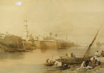 Lot 537 - After David Roberts (1796-1864) - View on the...
