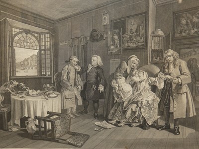 Lot 539 - After William Hogarth - Marriage A-La-Mode, a...