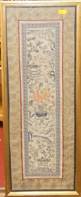 Lot 543 - Three various late 19th century Chinese framed...