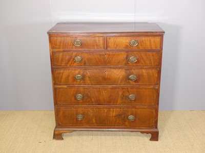 Lot 642 - A mid-19th century mahogany and boxwood strung...