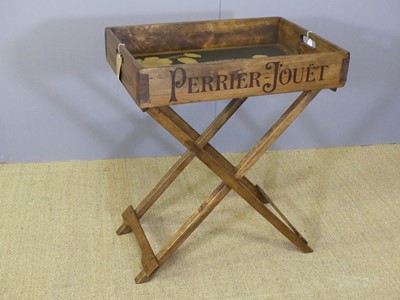Lot 662 - A contemporary stained pine and metal bound...