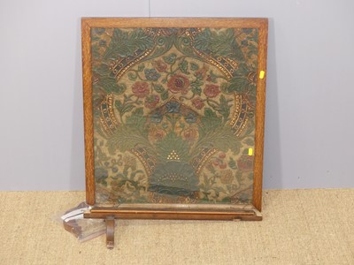 Lot 663 - An early 20th century floral polychrome...