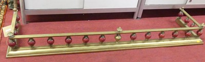 Lot 669 - An Edwardian lacquered brass and glazed...