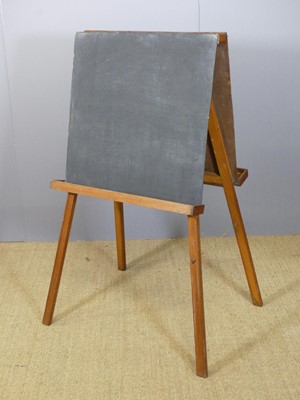 Lot 681 - An A-frame double-sided chalk board