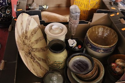 Lot 132 - A collection of studio pottery, to include...