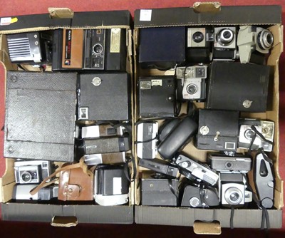 Lot 134 - A collection of cameras, to include various...
