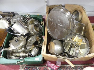 Lot 144 - A collection of silver-plated wares, to...