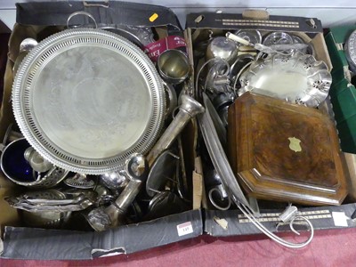 Lot 145 - A collection of silver-plated wares, to...