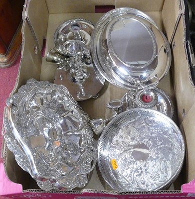 Lot 148 - A collection of silver-plated wares, to...