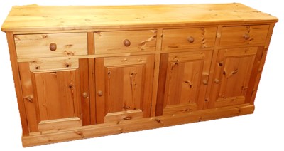 Lot 719 - An unusually large contemporary pine...